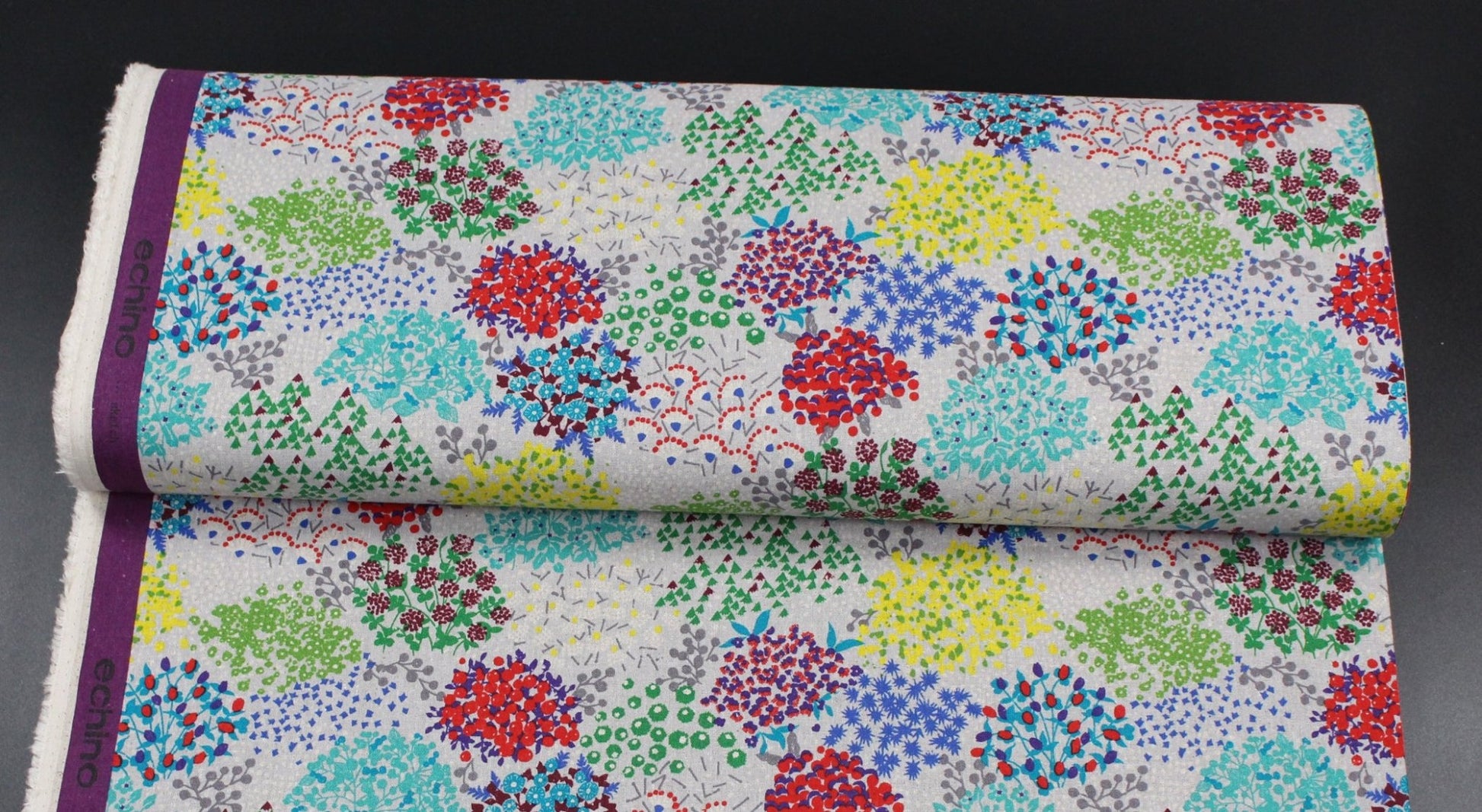 cotton linen - sketch echino fabric C - FO:REST Fabric 布恩堂Liberty fabrictana lawnjapanese fabricykk zipper