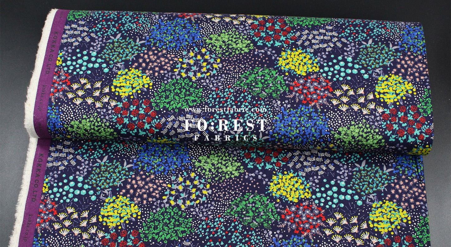 cotton linen - sketch echino fabric D - FO:REST Fabric 布恩堂Liberty fabrictana lawnjapanese fabricykk zipper