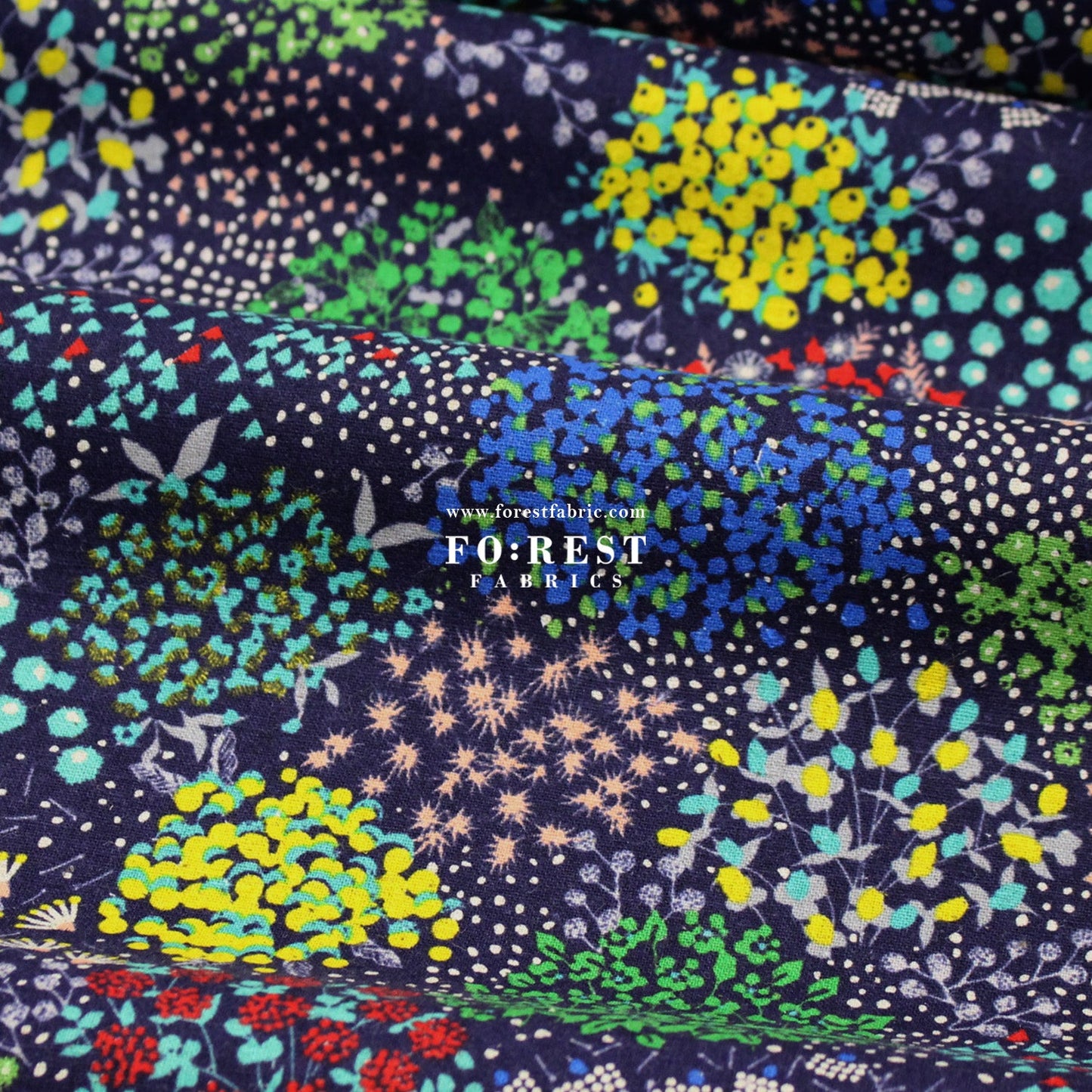 cotton linen - sketch echino fabric D - FO:REST Fabric 布恩堂Liberty fabrictana lawnjapanese fabricykk zipper