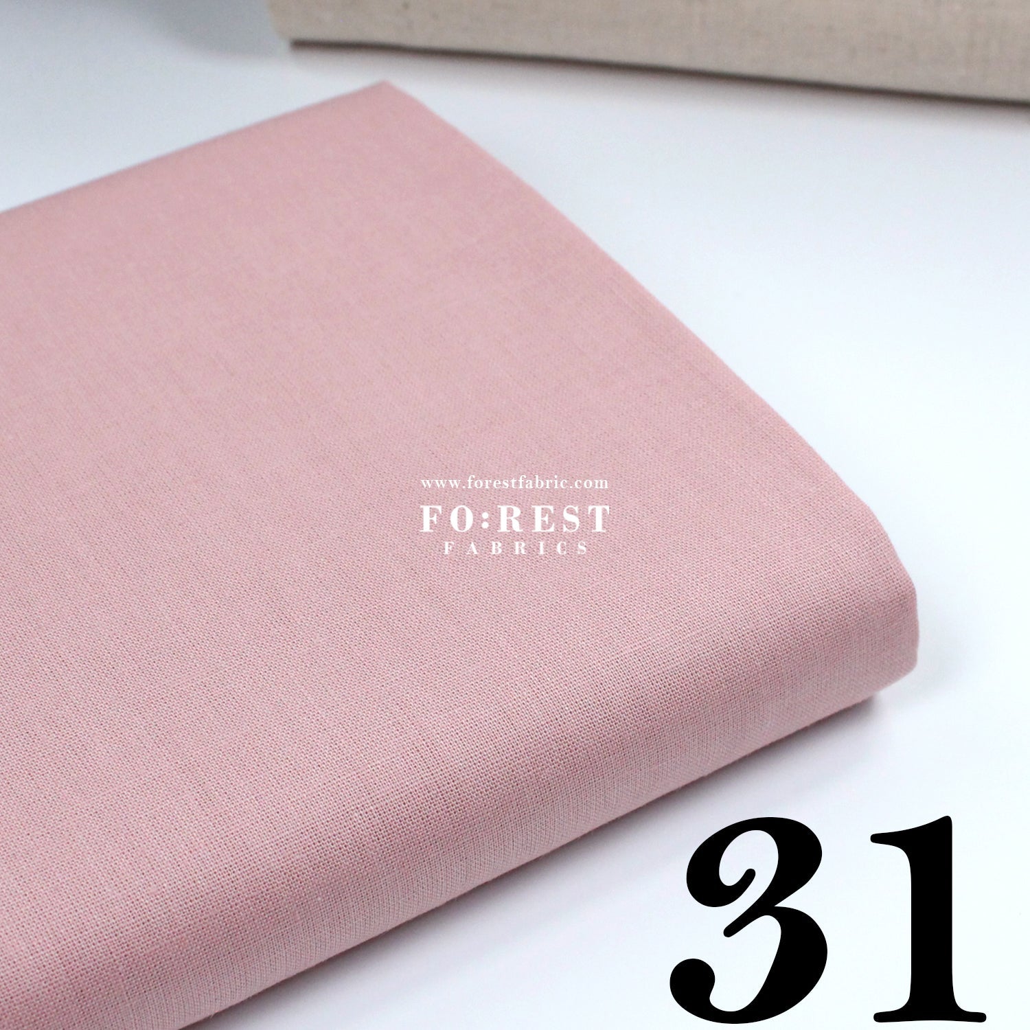cotton linen - solid fabric 薄棉麻 - FO:REST Fabric 布恩堂Liberty fabrictana lawnjapanese fabricykk zipper