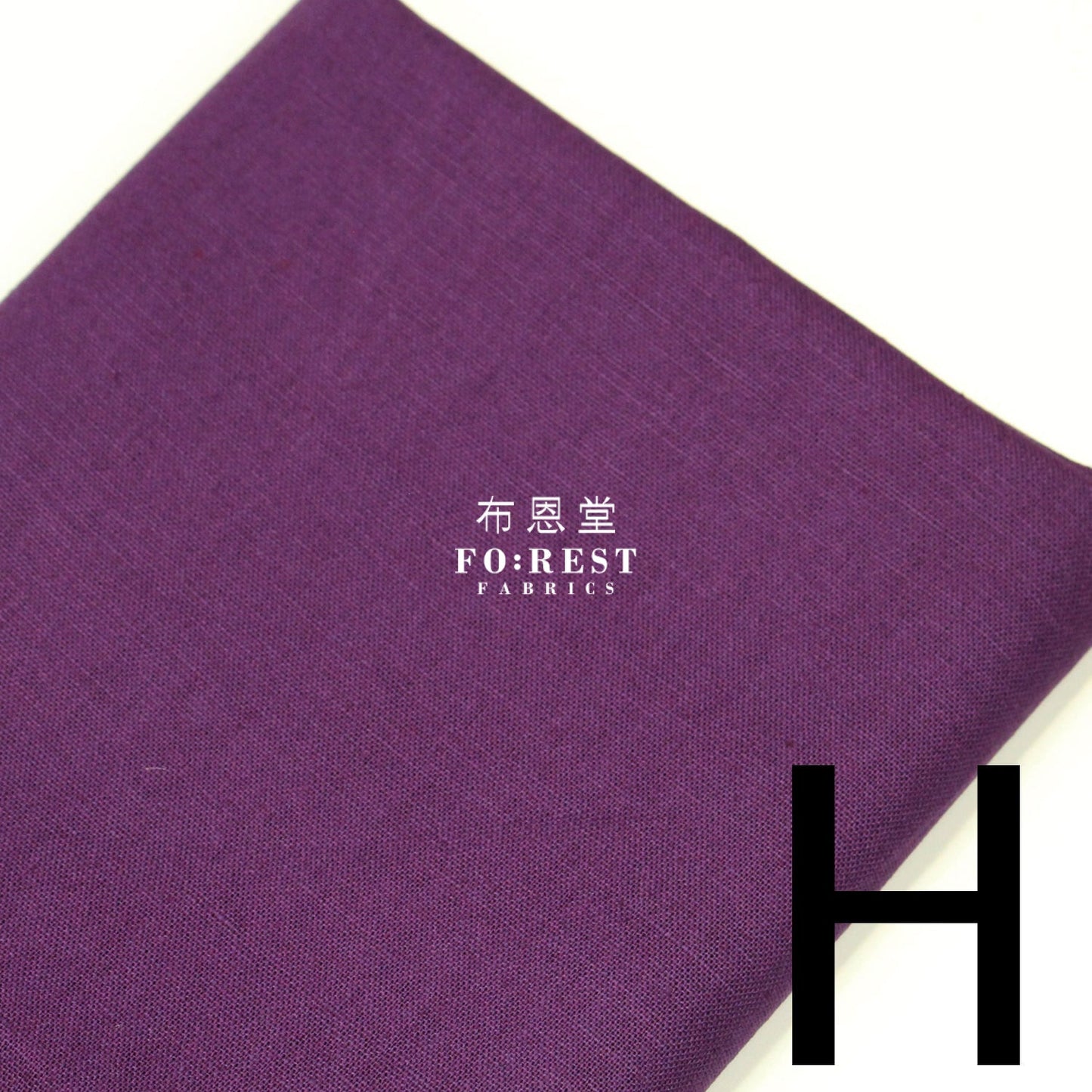 cotton linen - solid fabric 麻棉 - FO:REST Fabric 布恩堂Liberty fabrictana lawnjapanese fabricykk zipper