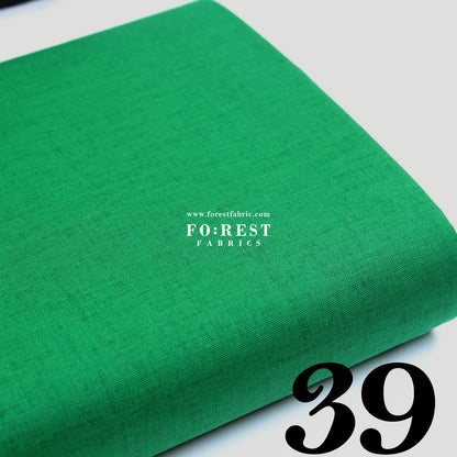 cotton linen - solid fabric 薄棉麻 - FO:REST Fabric 布恩堂Liberty fabrictana lawnjapanese fabricykk zipper