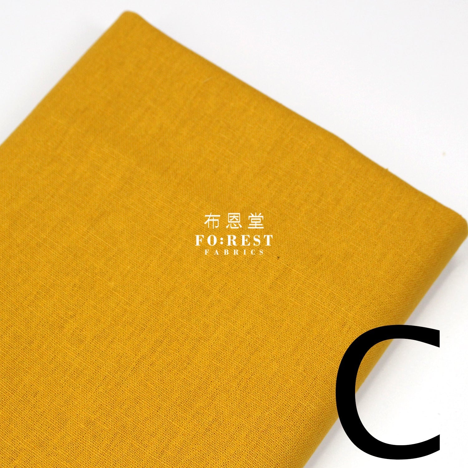 cotton linen - solid fabric 麻棉 - FO:REST Fabric 布恩堂Liberty fabrictana lawnjapanese fabricykk zipper