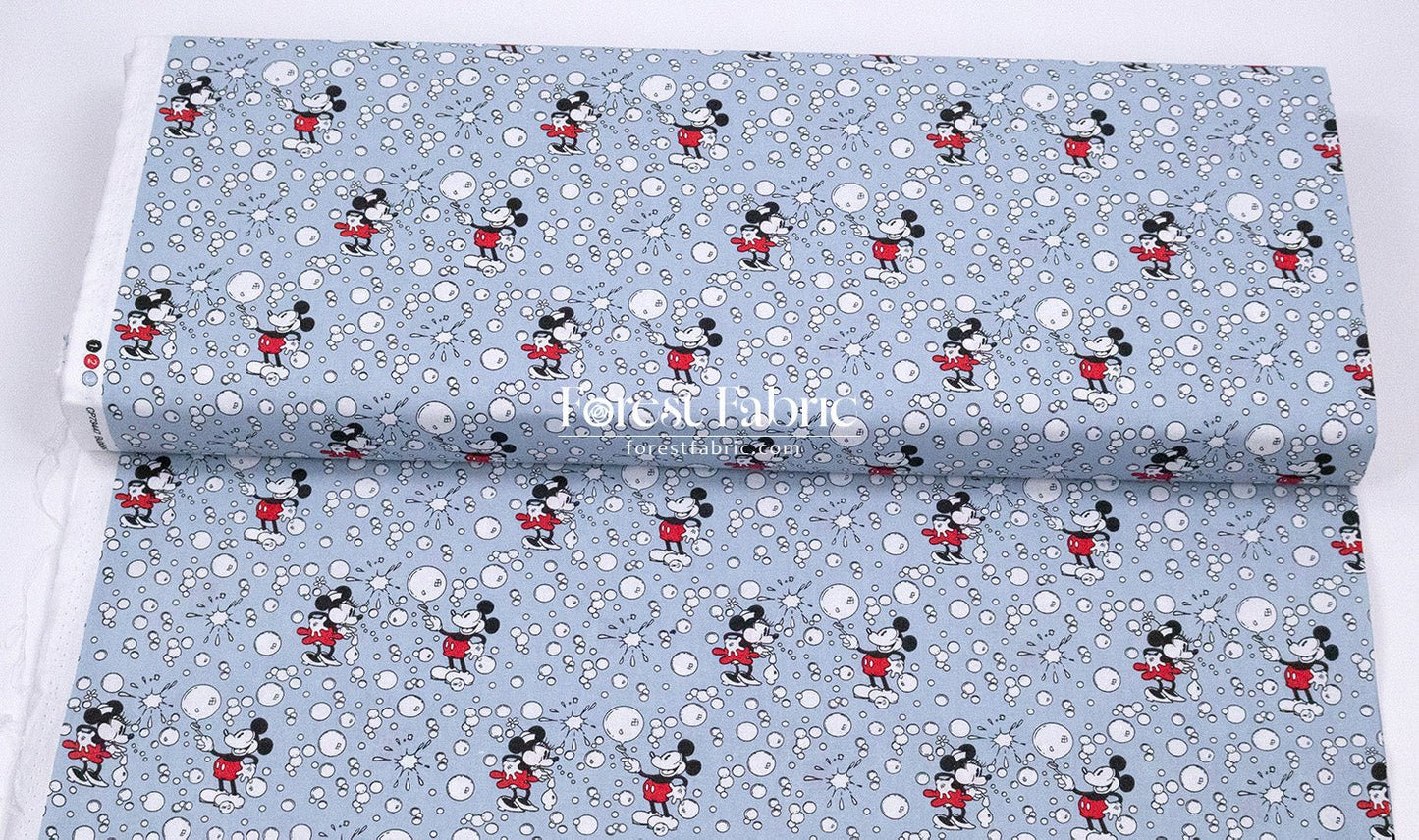 cotton - mickey and minnie fabric - FO:REST Fabric 布恩堂Liberty fabrictana lawnjapanese fabricykk zipper