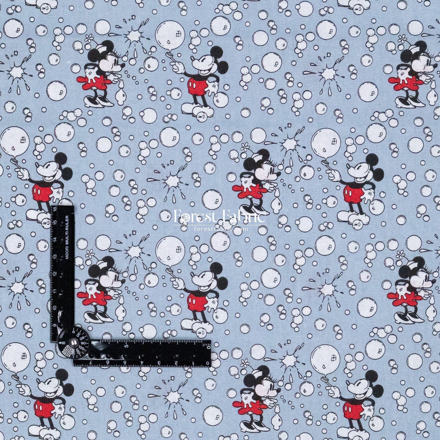 cotton - mickey and minnie fabric - FO:REST Fabric 布恩堂Liberty fabrictana lawnjapanese fabricykk zipper