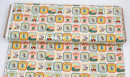 cotton - mickey and minnie fabric - FO:REST Fabric 布恩堂Liberty fabrictana lawnjapanese fabricykk zipper
