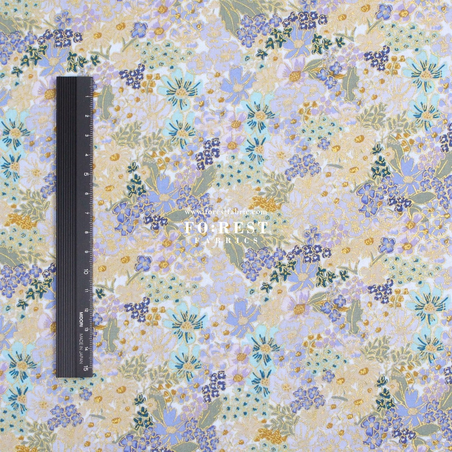 cotton - Mimi Metallic fabric - FO:REST Fabric 布恩堂Liberty fabrictana lawnjapanese fabricykk zipper