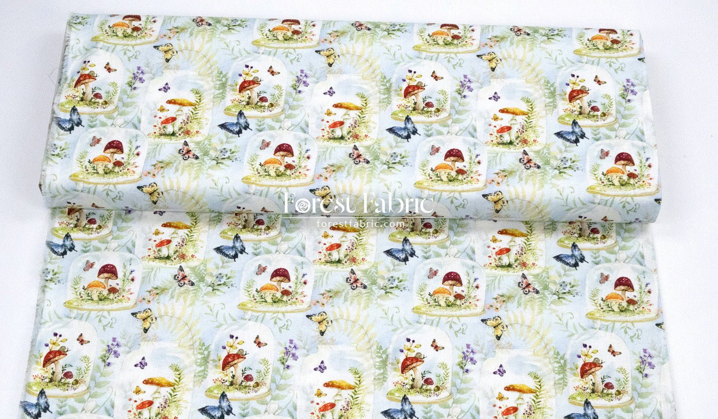 cotton - Mushroom fabric - FO:REST Fabric 布恩堂Liberty fabrictana lawnjapanese fabricykk zipper