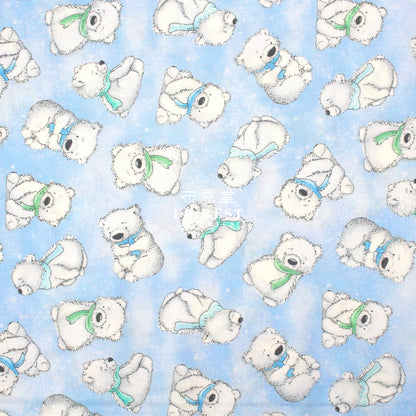 Cotton - Night Tossed Fabric Light Blue