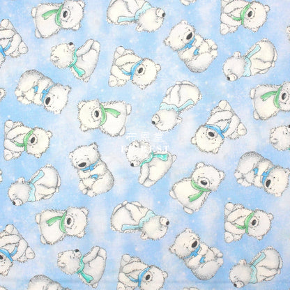 cotton - Night Tossed fabric Light Blue - FO:REST Fabric 布恩堂Liberty fabrictana lawnjapanese fabricykk zipper
