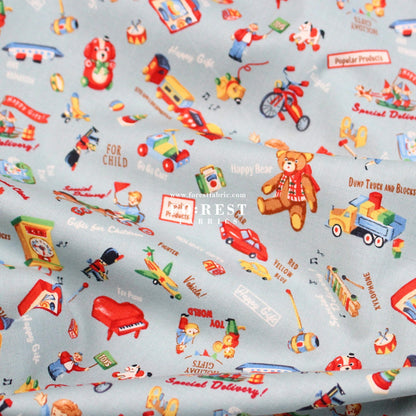 cotton - Nostalgic Toys fabric - FO:REST Fabric 布恩堂Liberty fabrictana lawnjapanese fabricykk zipper
