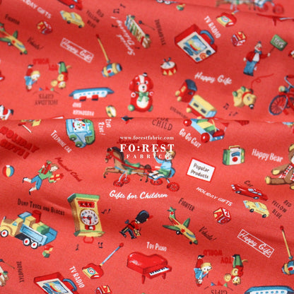 cotton - Nostalgic Toys fabric - FO:REST Fabric 布恩堂Liberty fabrictana lawnjapanese fabricykk zipper