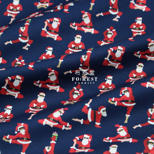 Cotton - Om Yogo Santa Fabric