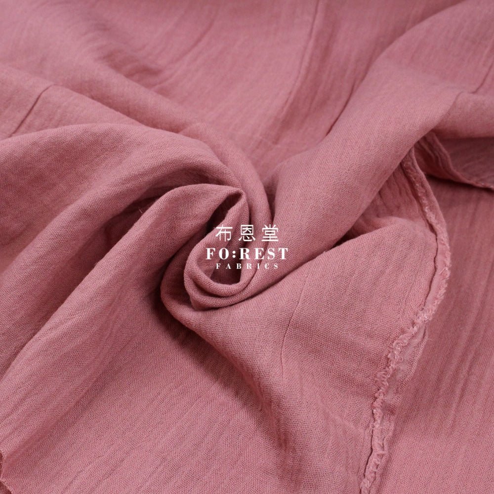 cotton - Organic Double Gauze Crinkle fabric - FO:REST Fabric 布恩堂Liberty fabrictana lawnjapanese fabricykk zipper