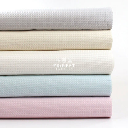 cotton - Organic Waffle fabric - FO:REST Fabric 布恩堂Liberty fabrictana lawnjapanese fabricykk zipper