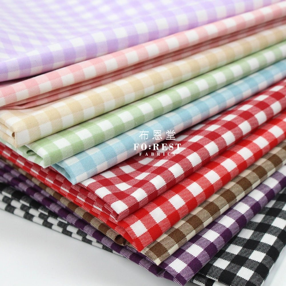 Cotton - Pastel Grid fabric - FO:REST Fabric 布恩堂Liberty fabrictana lawnjapanese fabricykk zipper