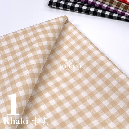 Cotton - Pastel Grid fabric - FO:REST Fabric 布恩堂Liberty fabrictana lawnjapanese fabricykk zipper