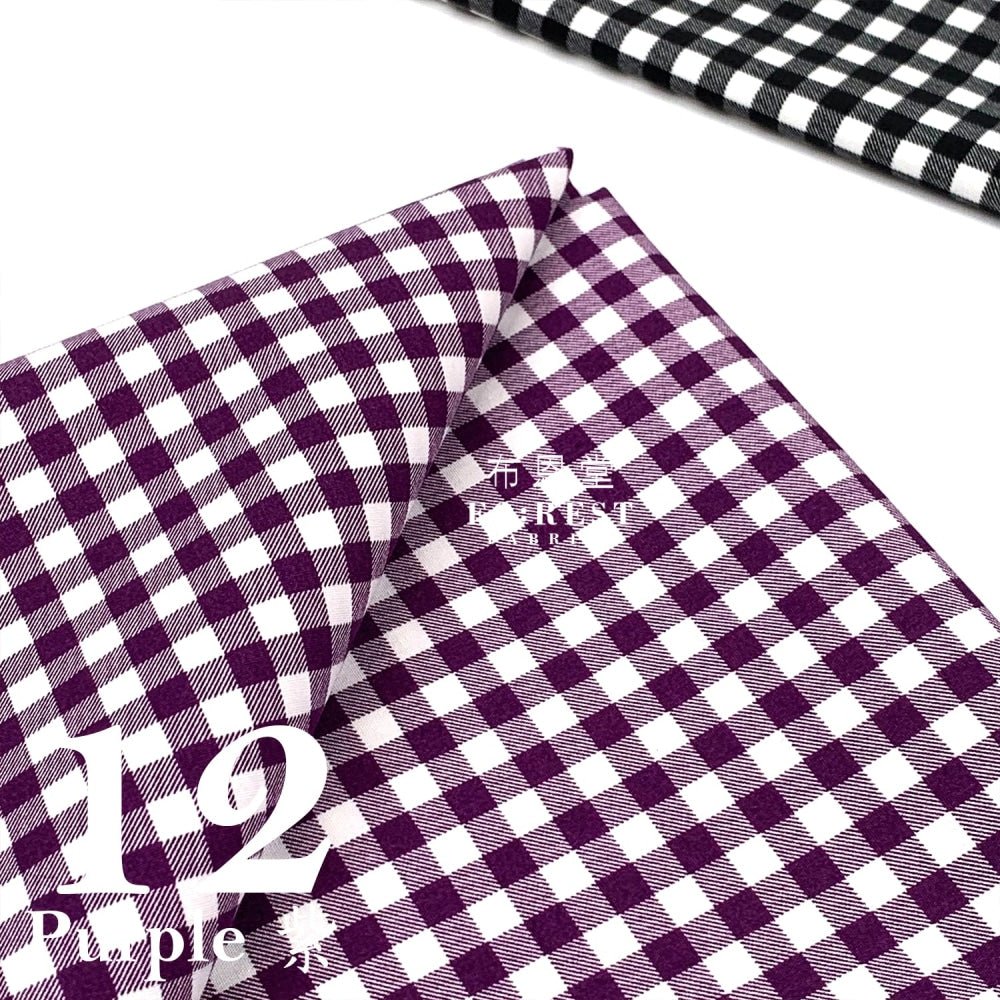 Cotton - Pastel Grid fabric - FO:REST Fabric 布恩堂Liberty fabrictana lawnjapanese fabricykk zipper