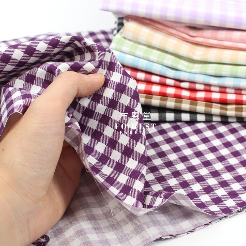 Cotton - Pastel Grid fabric - FO:REST Fabric 布恩堂Liberty fabrictana lawnjapanese fabricykk zipper