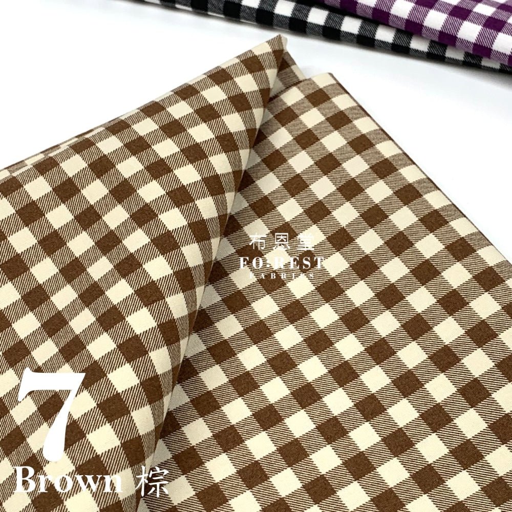 Cotton - Pastel Grid fabric - FO:REST Fabric 布恩堂Liberty fabrictana lawnjapanese fabricykk zipper