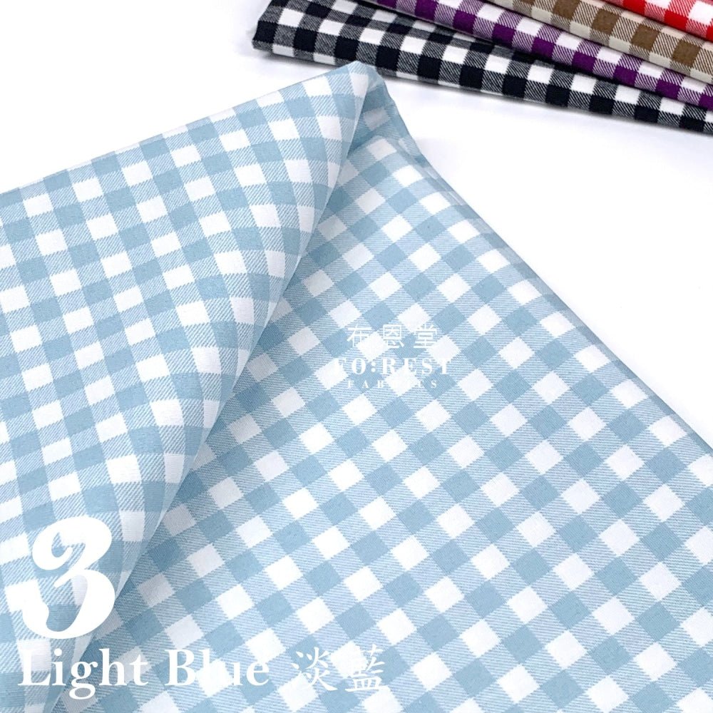 Cotton - Pastel Grid fabric - FO:REST Fabric 布恩堂Liberty fabrictana lawnjapanese fabricykk zipper