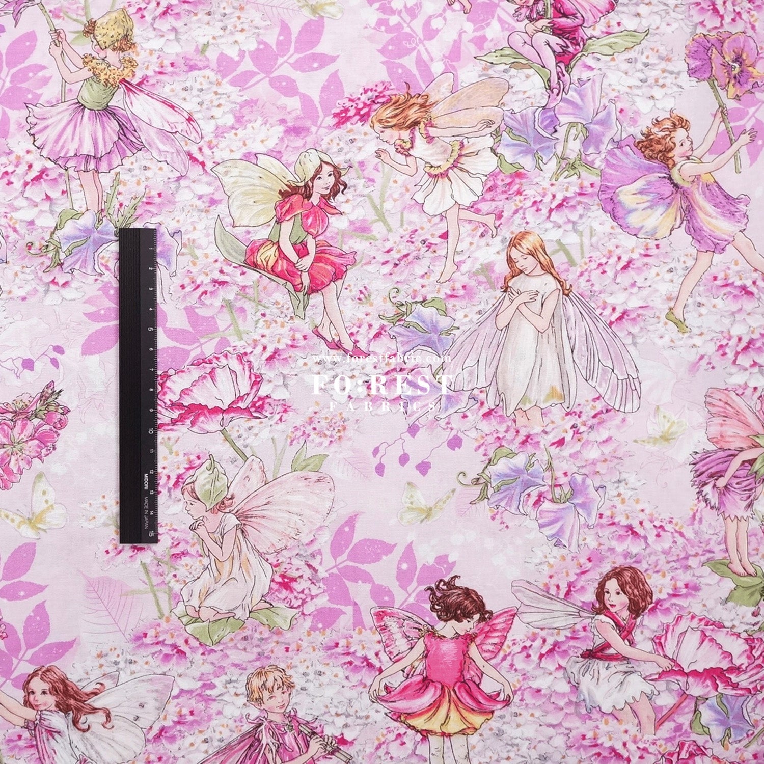cotton - Petal Flower Fairies fabric - FO:REST Fabric 布恩堂Liberty fabrictana lawnjapanese fabricykk zipper