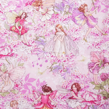 cotton - Petal Flower Fairies fabric - FO:REST Fabric 布恩堂Liberty fabrictana lawnjapanese fabricykk zipper
