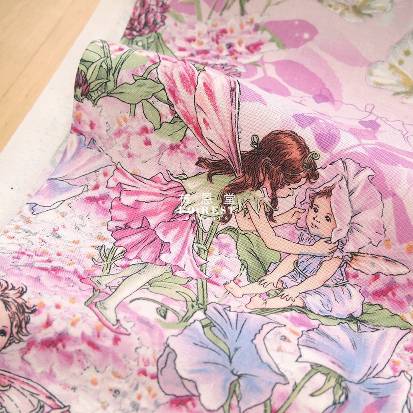 cotton - Petal Flower Fairies fabric - FO:REST Fabric 布恩堂Liberty fabrictana lawnjapanese fabricykk zipper