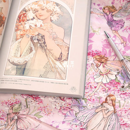 cotton - Petal Flower Fairies fabric - FO:REST Fabric 布恩堂Liberty fabrictana lawnjapanese fabricykk zipper