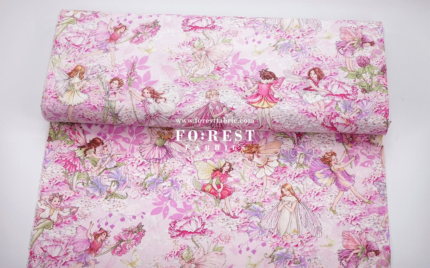 cotton - Petal Flower Fairies fabric - FO:REST Fabric 布恩堂Liberty fabrictana lawnjapanese fabricykk zipper