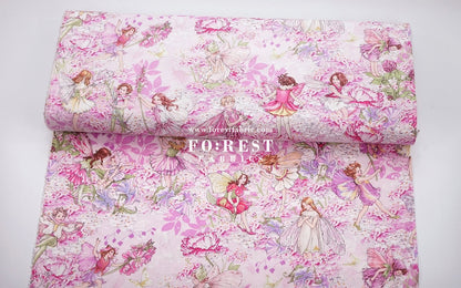 cotton - Petal Flower Fairies fabric - FO:REST Fabric 布恩堂Liberty fabrictana lawnjapanese fabricykk zipper