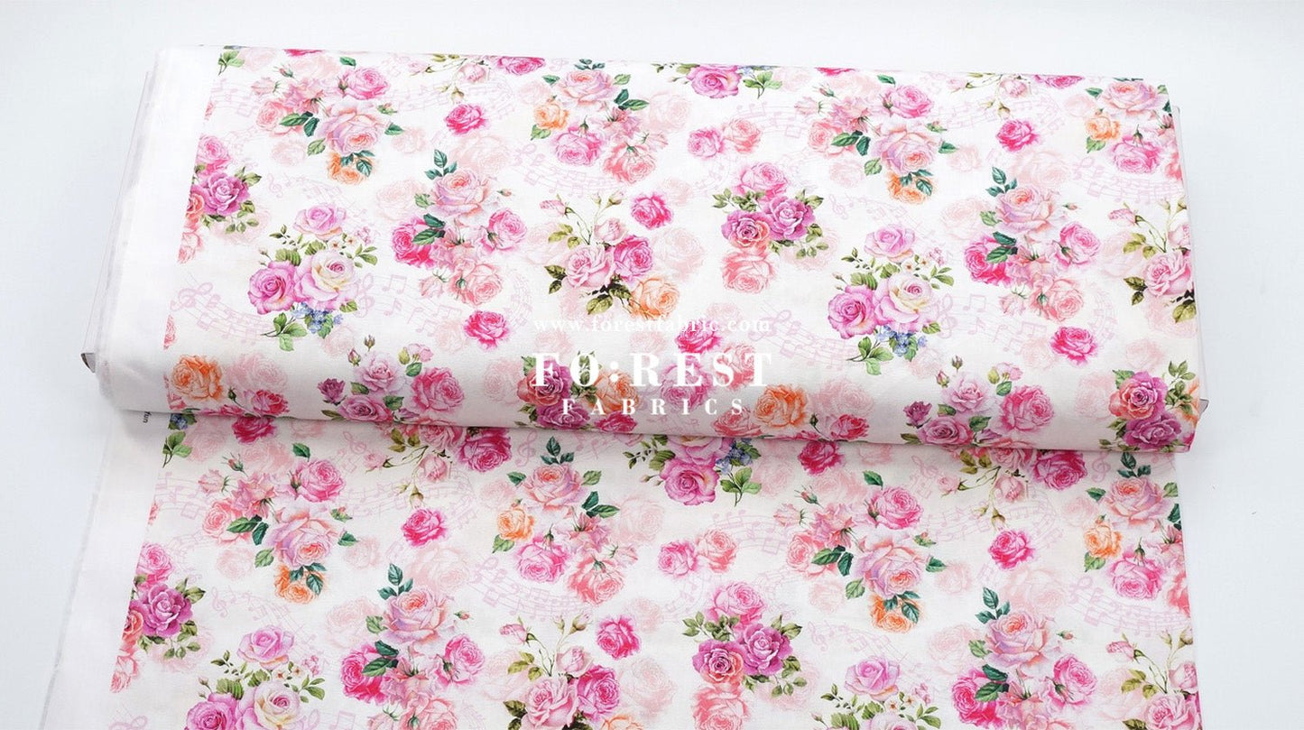 cotton - Petal Flower Fairies Rose fabric - FO:REST Fabric 布恩堂Liberty fabrictana lawnjapanese fabricykk zipper