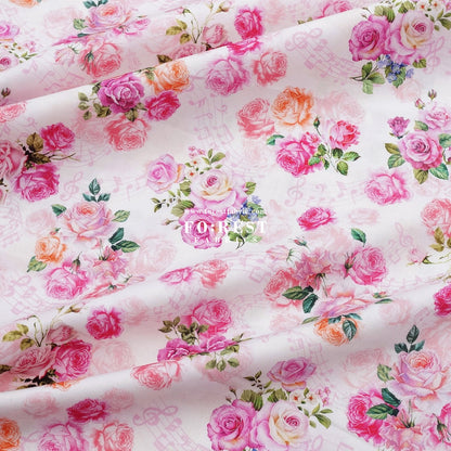 cotton - Petal Flower Fairies Rose fabric - FO:REST Fabric 布恩堂Liberty fabrictana lawnjapanese fabricykk zipper