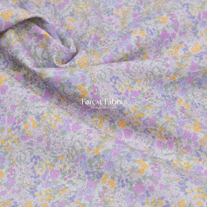 cotton - Petite Flower fabric - FO:REST Fabric 布恩堂Liberty fabrictana lawnjapanese fabricykk zipper