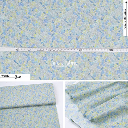 cotton - Petite Flower fabric - FO:REST Fabric 布恩堂Liberty fabrictana lawnjapanese fabricykk zipper