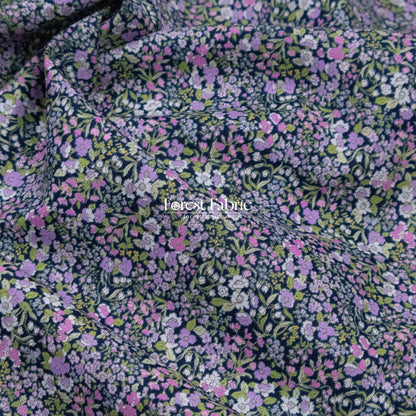 cotton - Petite Flower fabric - FO:REST Fabric 布恩堂Liberty fabrictana lawnjapanese fabricykk zipper