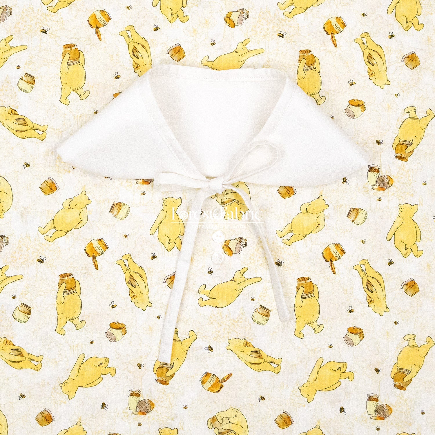 cotton - Pooh fabric - FO:REST Fabric 布恩堂Liberty fabrictana lawnjapanese fabricykk zipper