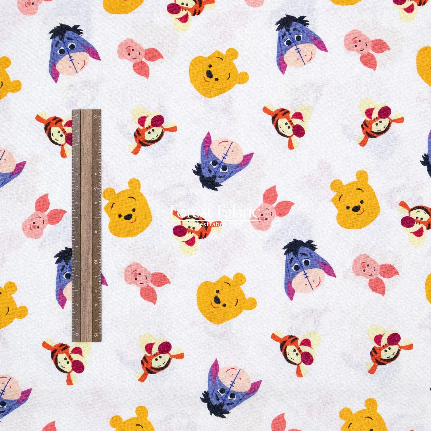 cotton - Pooh fabric - FO:REST Fabric 布恩堂Liberty fabrictana lawnjapanese fabricykk zipper