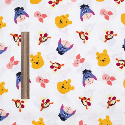 cotton - Pooh fabric - FO:REST Fabric 布恩堂Liberty fabrictana lawnjapanese fabricykk zipper