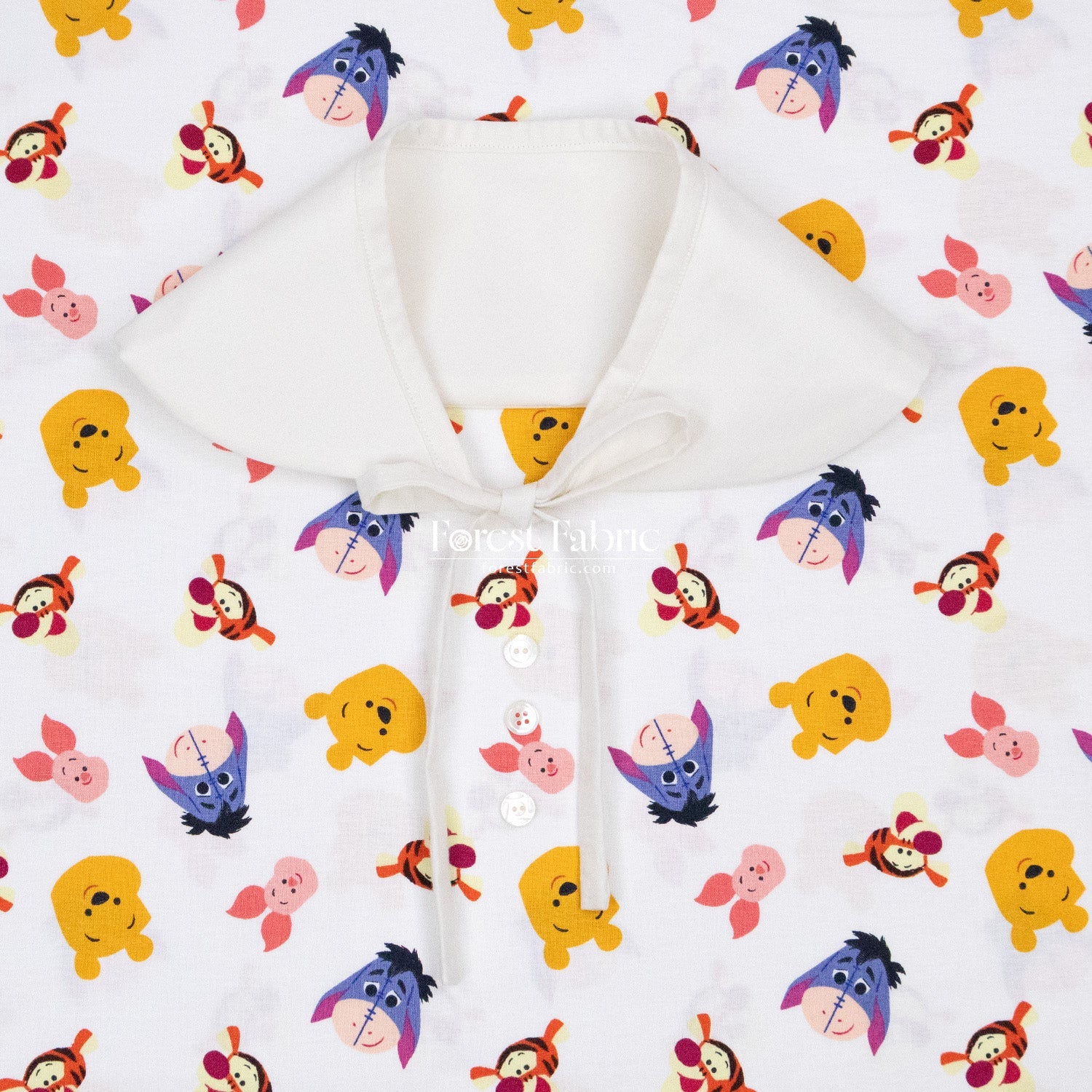 cotton - Pooh fabric - FO:REST Fabric 布恩堂Liberty fabrictana lawnjapanese fabricykk zipper