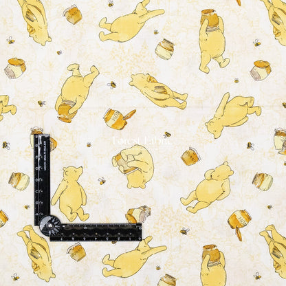 cotton - Pooh fabric - FO:REST Fabric 布恩堂Liberty fabrictana lawnjapanese fabricykk zipper