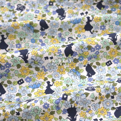 cotton - Princess Flower fabric - FO:REST Fabric 布恩堂Liberty fabrictana lawnjapanese fabricykk zipper