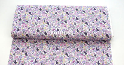 cotton - Princess Flower fabric - FO:REST Fabric 布恩堂Liberty fabrictana lawnjapanese fabricykk zipper