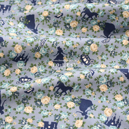 cotton - Princess Rose fabric - FO:REST Fabric 布恩堂Liberty fabrictana lawnjapanese fabricykk zipper