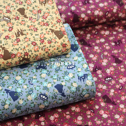 cotton - Princess Rose fabric - FO:REST Fabric 布恩堂Liberty fabrictana lawnjapanese fabricykk zipper
