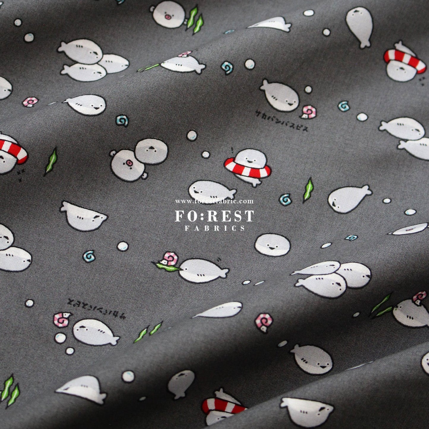 cotton - Pufferfish fabric - FO:REST Fabric 布恩堂Liberty fabrictana lawnjapanese fabricykk zipper
