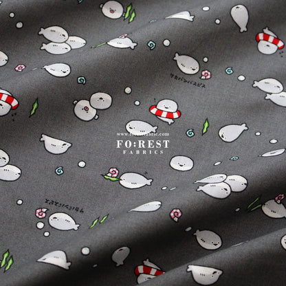 cotton - Pufferfish fabric - FO:REST Fabric 布恩堂Liberty fabrictana lawnjapanese fabricykk zipper
