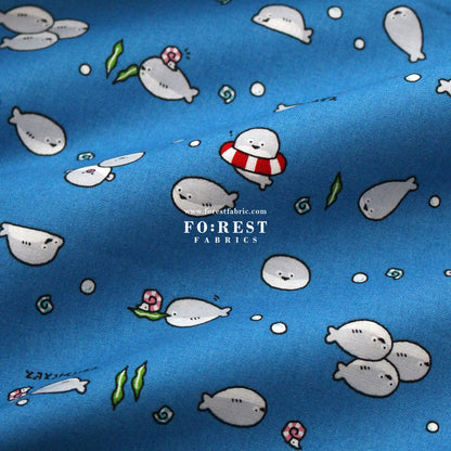 cotton - Pufferfish fabric - FO:REST Fabric 布恩堂Liberty fabrictana lawnjapanese fabricykk zipper