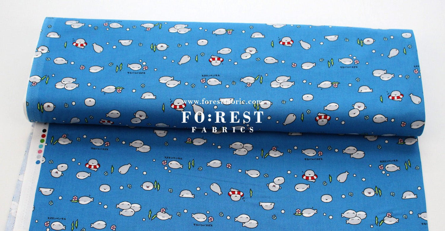 cotton - Pufferfish fabric - FO:REST Fabric 布恩堂Liberty fabrictana lawnjapanese fabricykk zipper