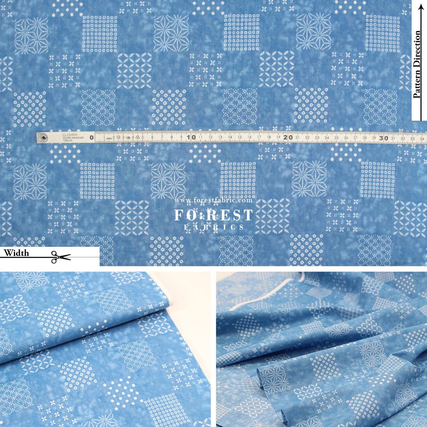 cotton - Quilt traditional Japanese style fabric - FO:REST Fabric 布恩堂Liberty fabrictana lawnjapanese fabricykk zipper